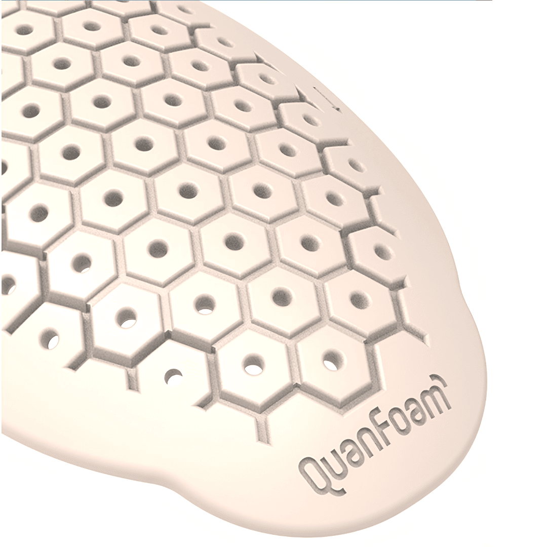 QuanFoam hexagonal pad detail