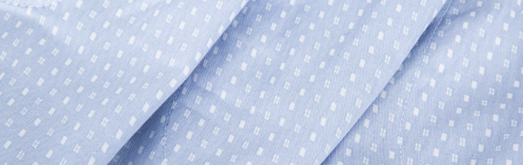 Soft men's fabric detail